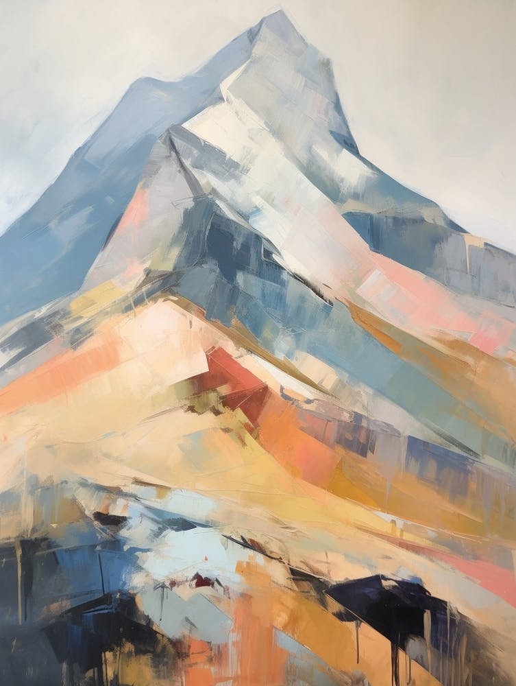 Yr Wyddfa Wales 1 Mountain Painting