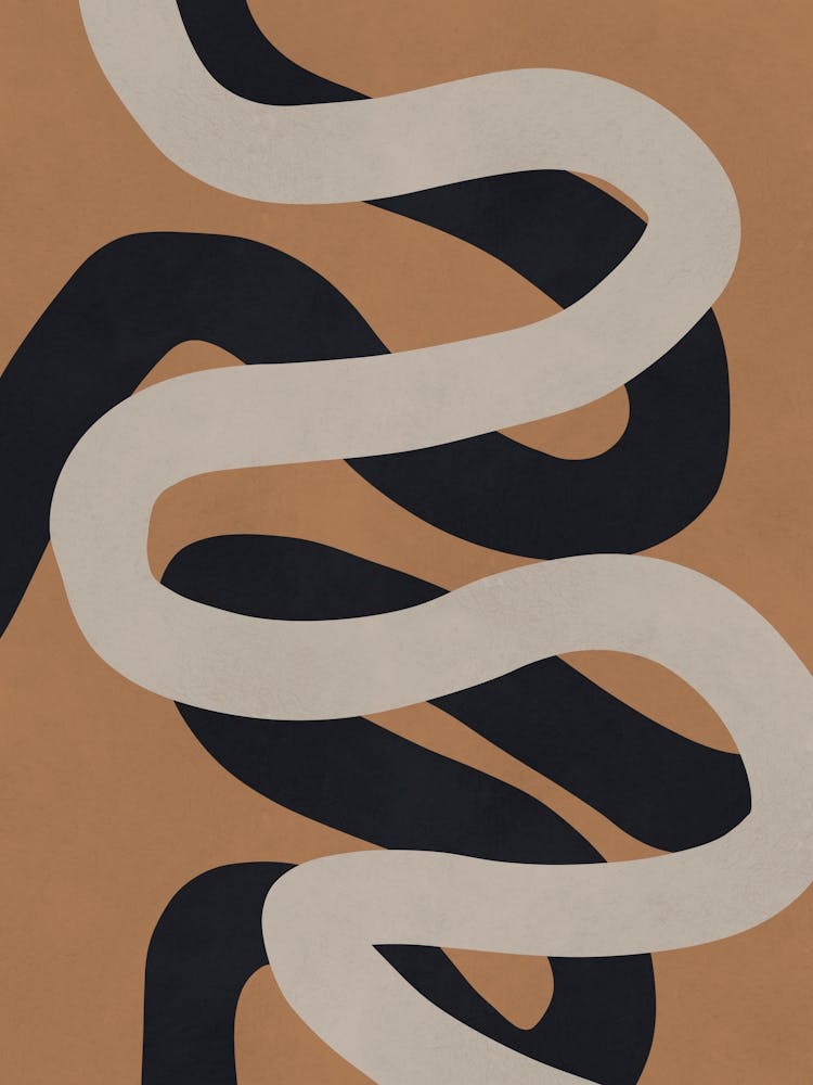 Abstraction on brown background 4