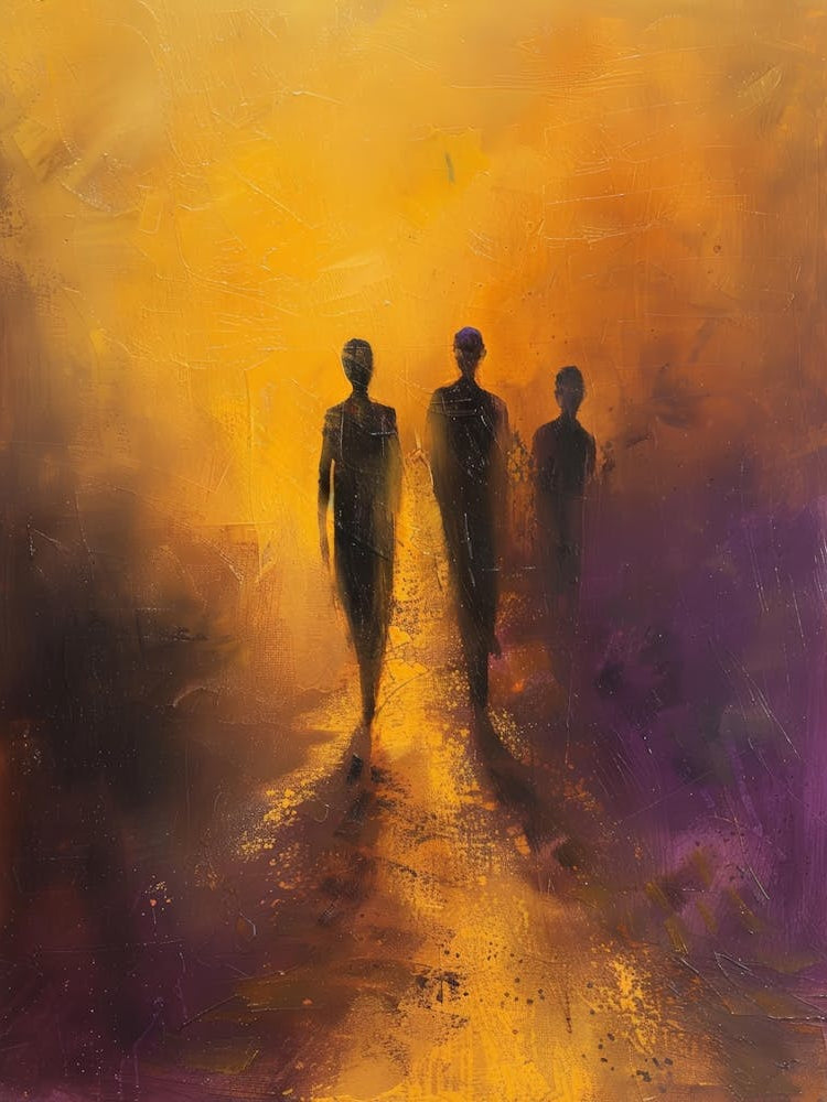 Three Men Walking