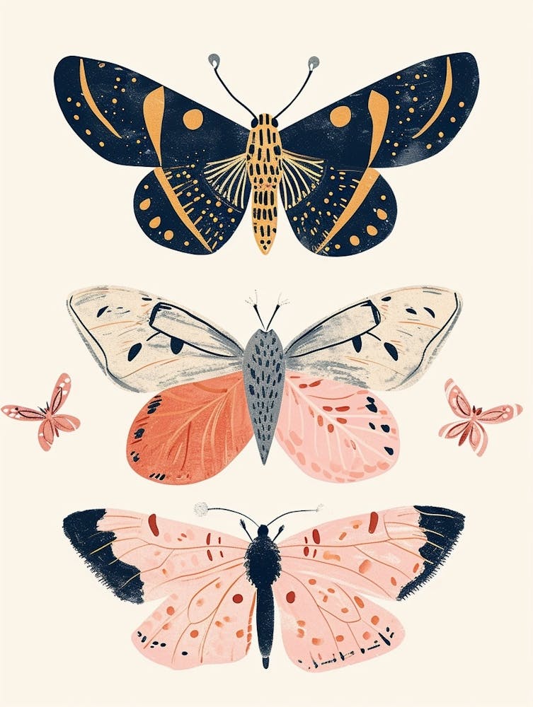 Colourful Insect Illustration Butterfly 18