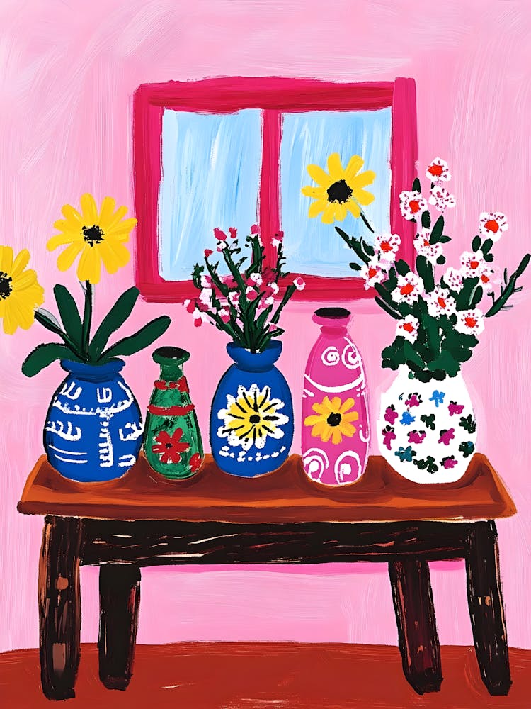 Flowers In Vases