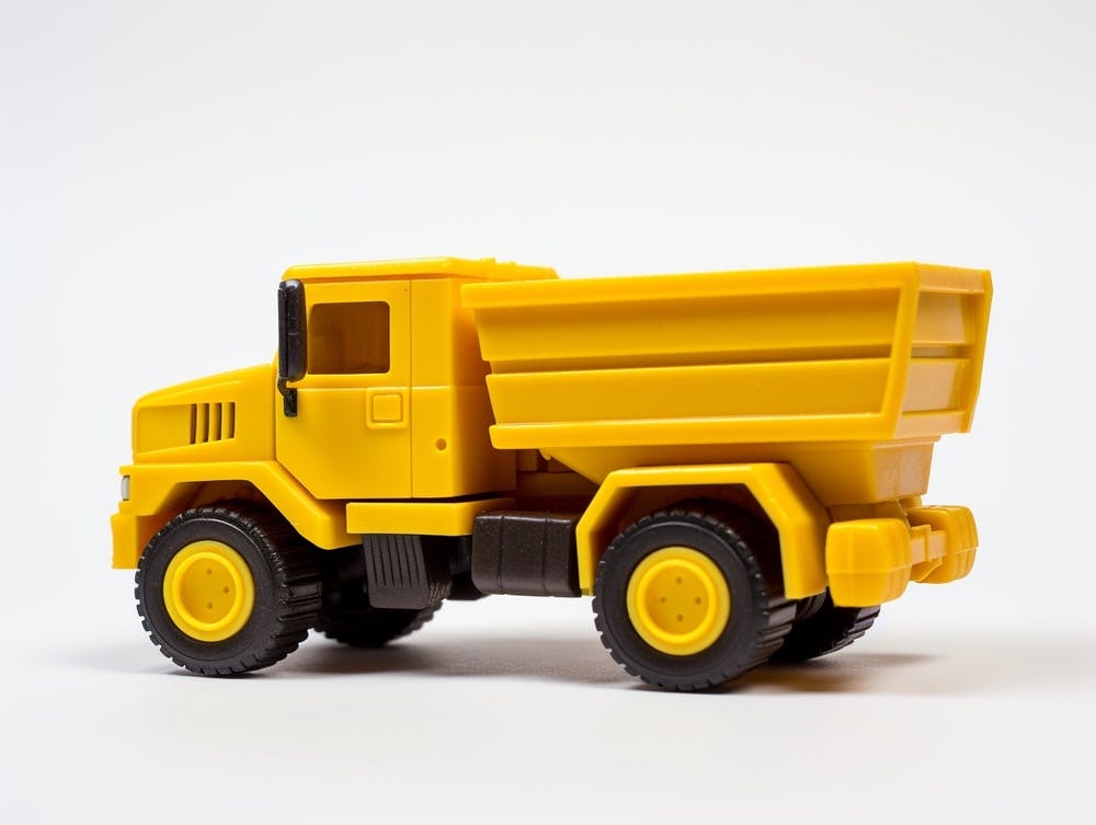 Toy Car Yellow Dump Truck
