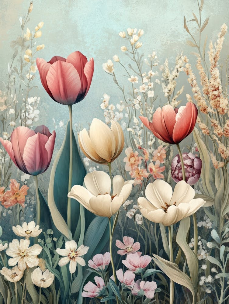 Tulips In The Garden 13