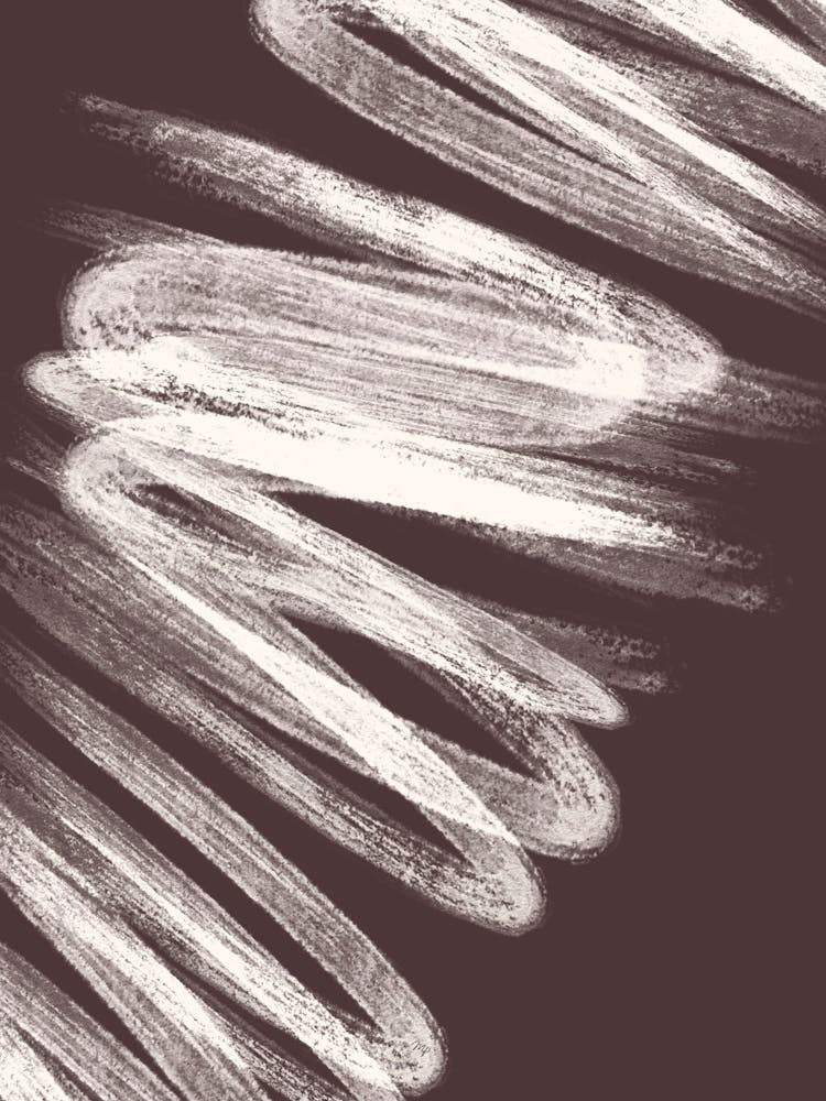 Abstract White Waves