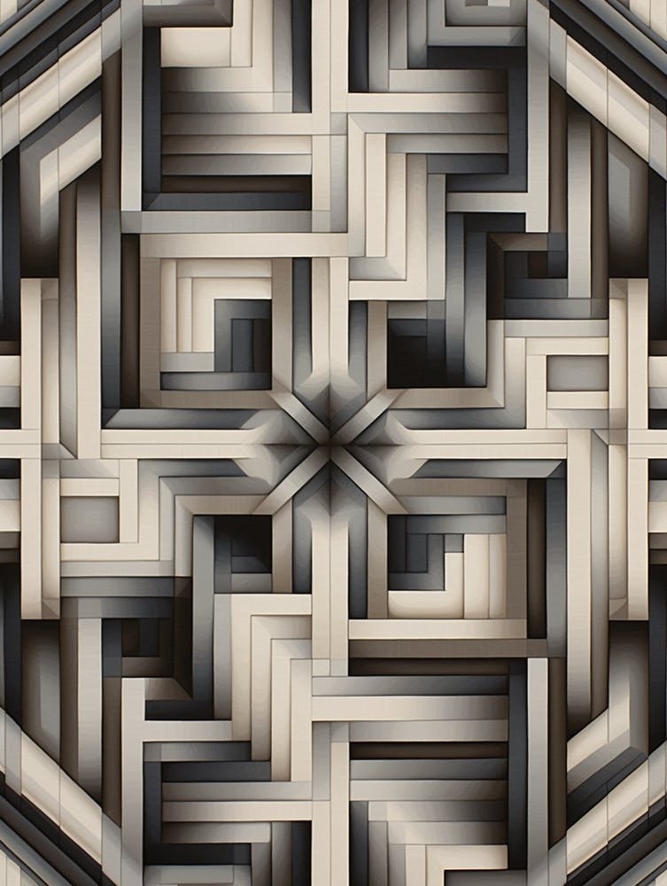 Optical Illusion Abstract Geometric 16