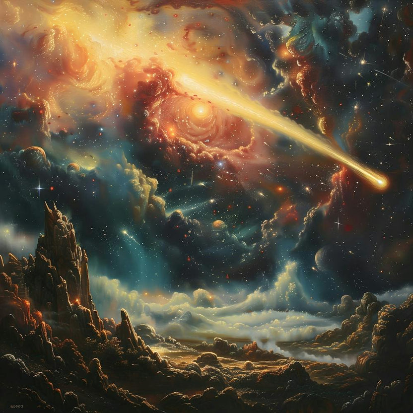 Comet To The Earth, Impressionism And Surrealism