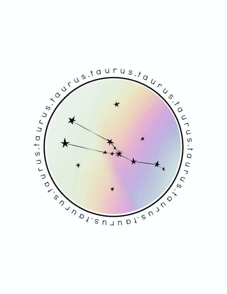 Taurus  Zodiac Star Chart