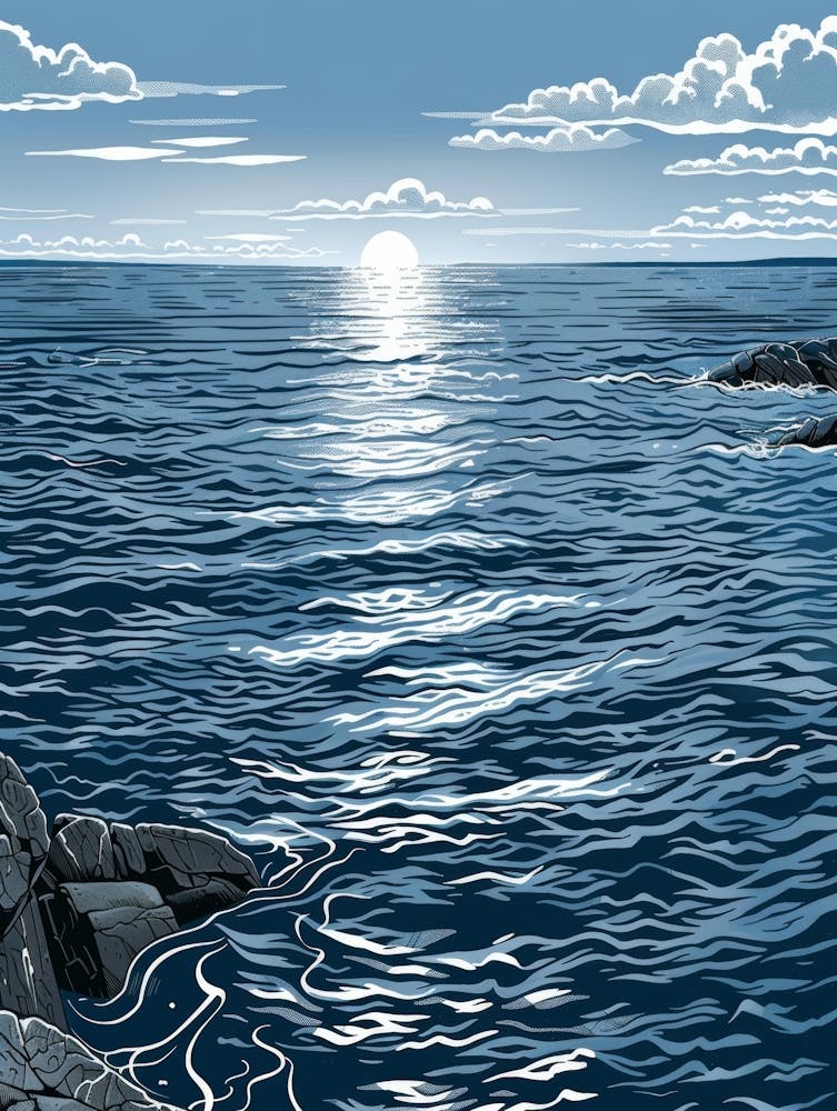 Sunrise Over The Ocean 10