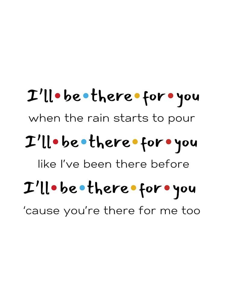 Friends TV Show Theme Tune - I'Ll Be There For You