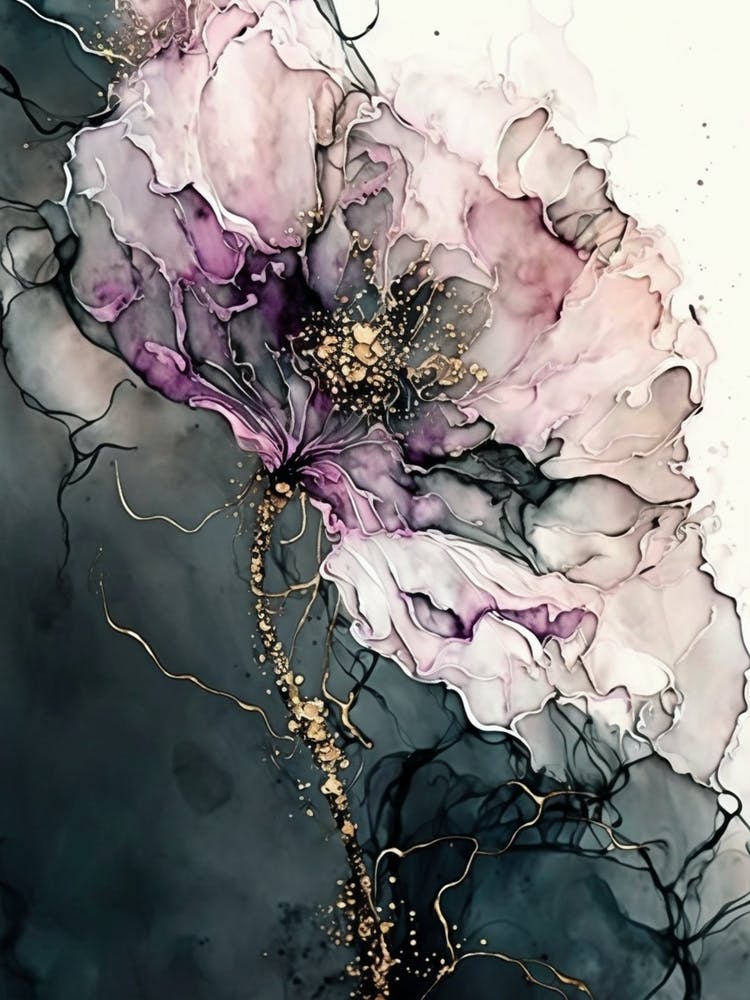 Pink Poppies Abstraction