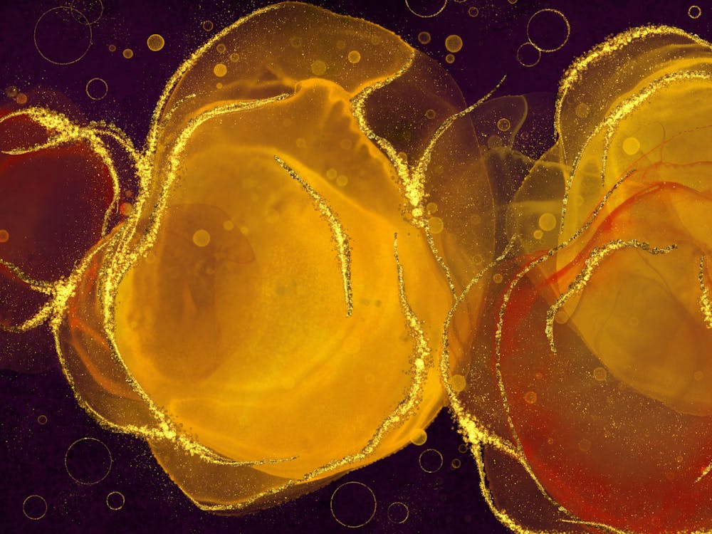 Tourbillons d'Encre Dorée