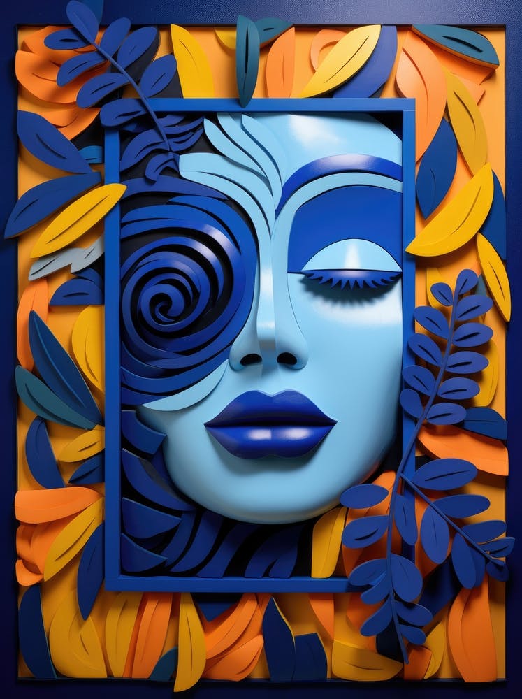 Blue Face 1