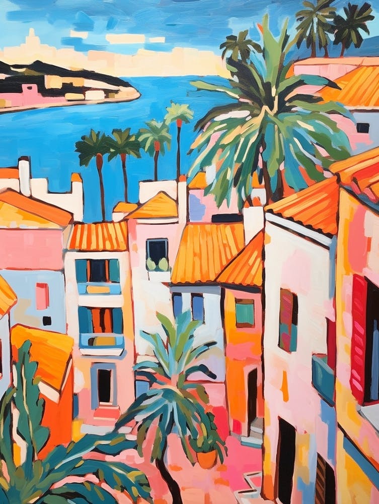 Palma De Mallorca 8 Fauvist Painting