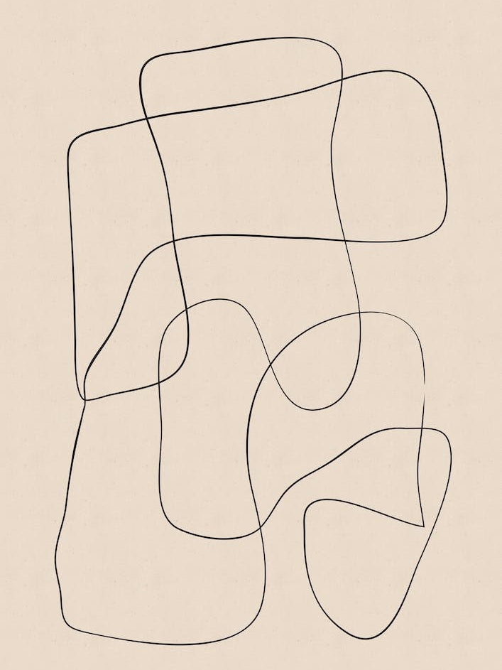 Abstract Scribble On Paper