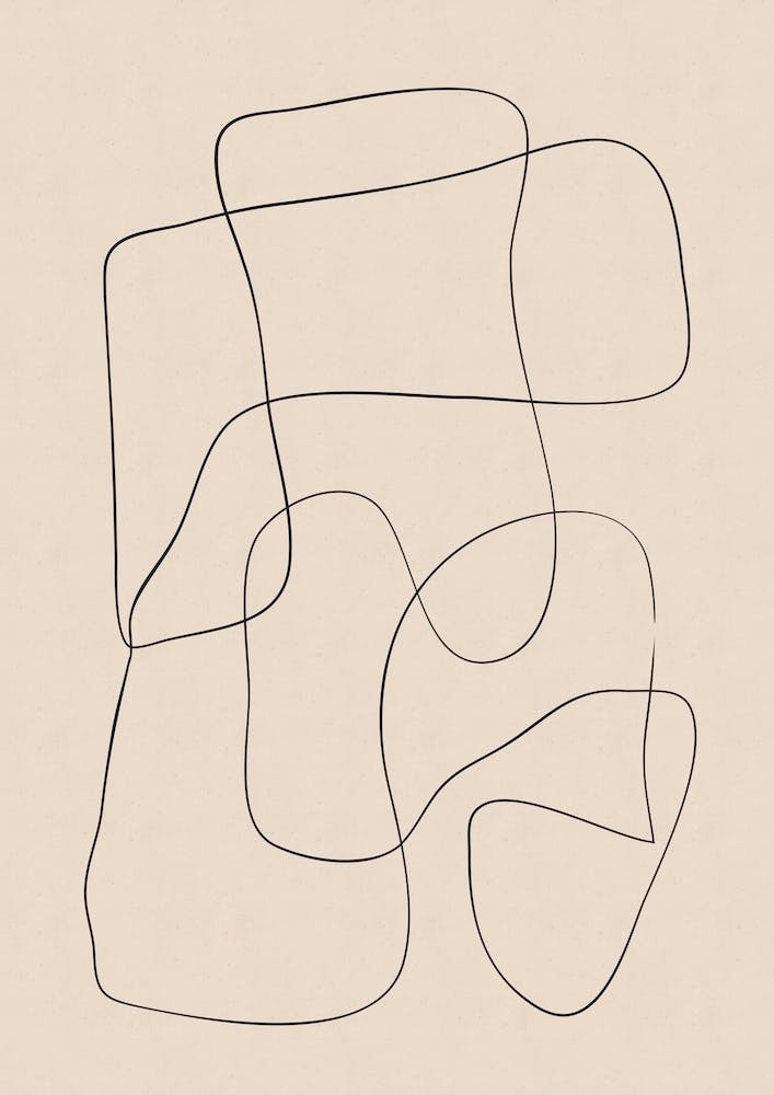 Abstract Scribble On Paper