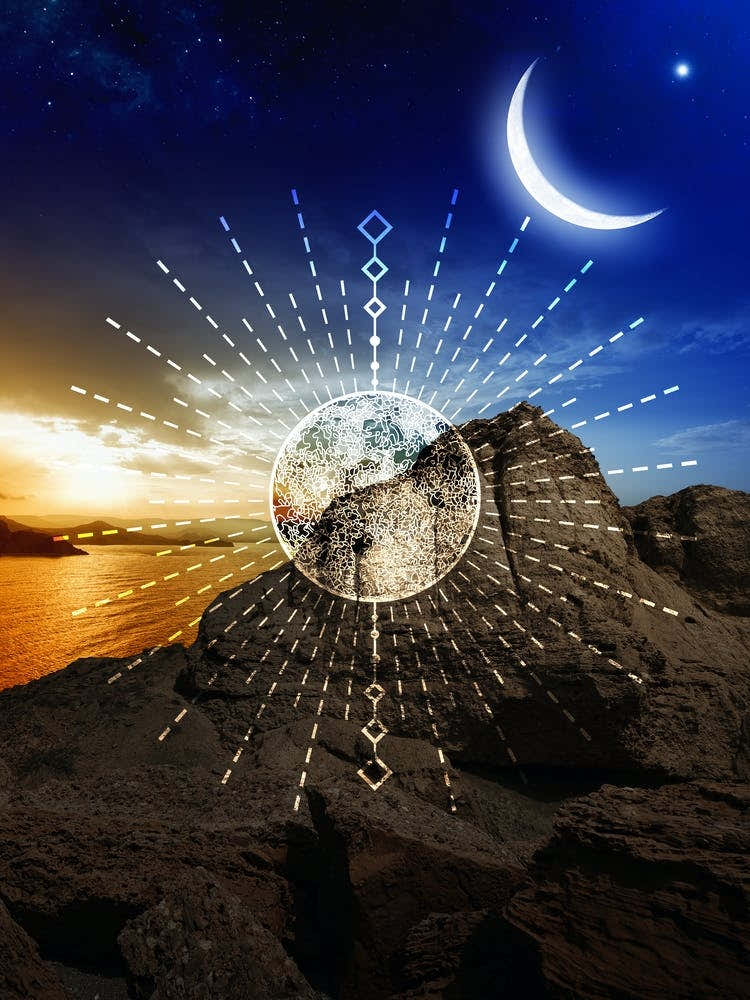 Moon And The Stars - Mystic Moon poster #3