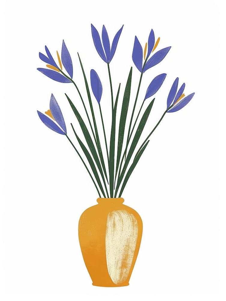 Krokus in einer Vase