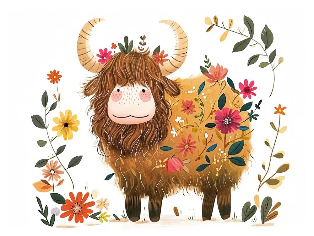 Little Floral Yak 3