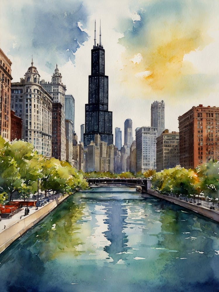Chicago Skyline 1