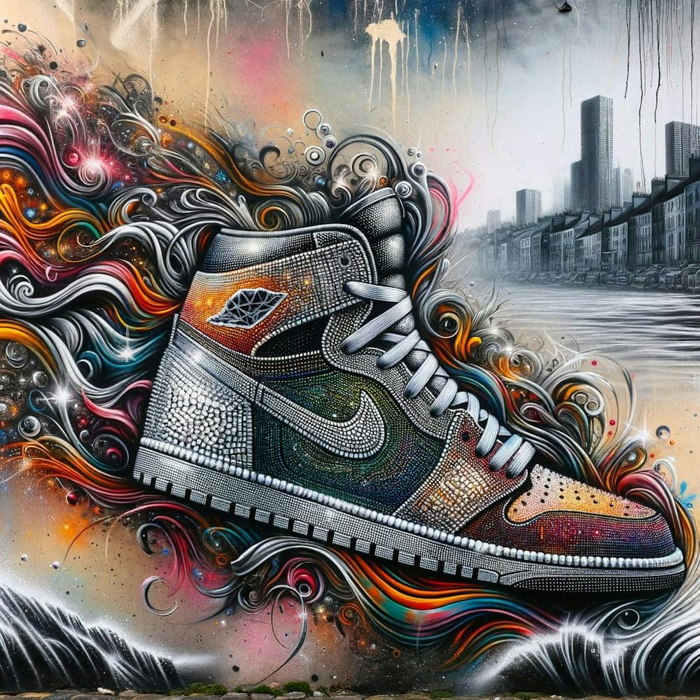 Air Jordan 1 Graffiti Wall