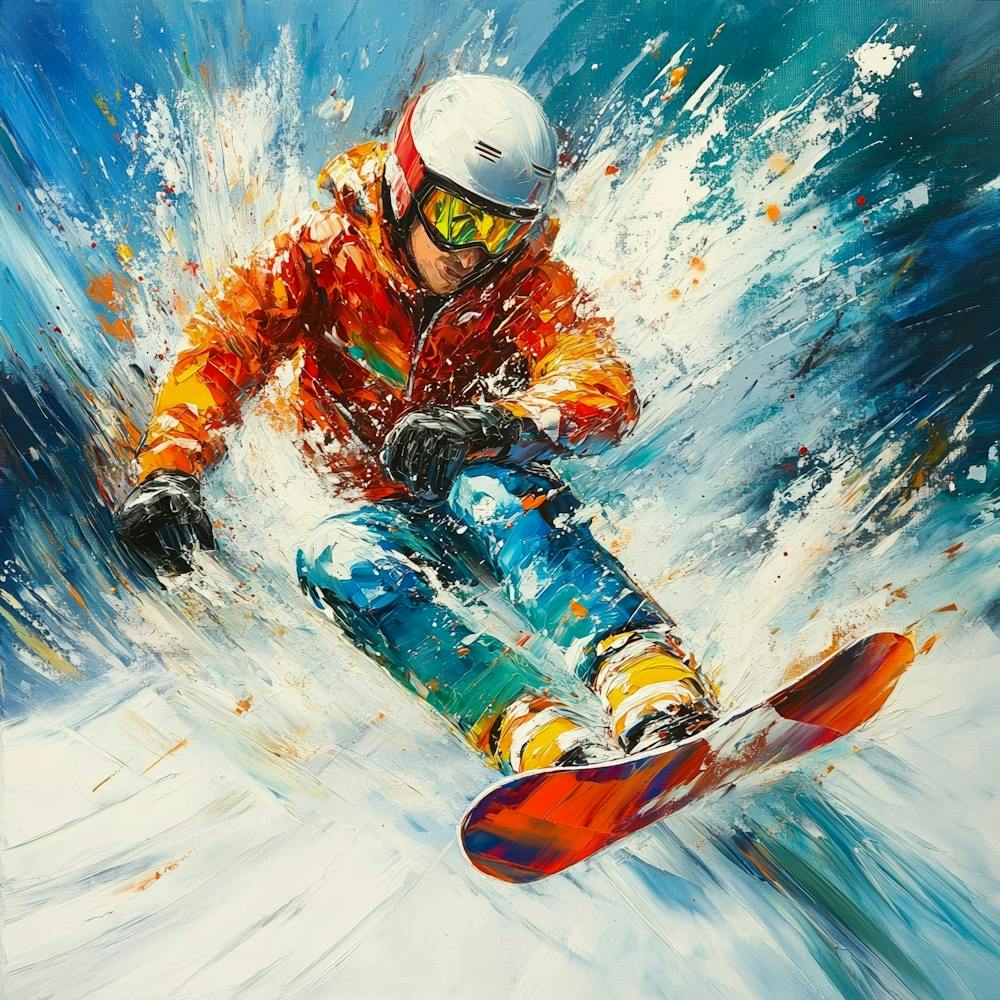 Snowboarder Kunst 5
