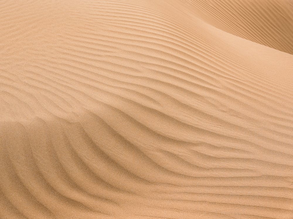 Pattern In The Sand Dunes