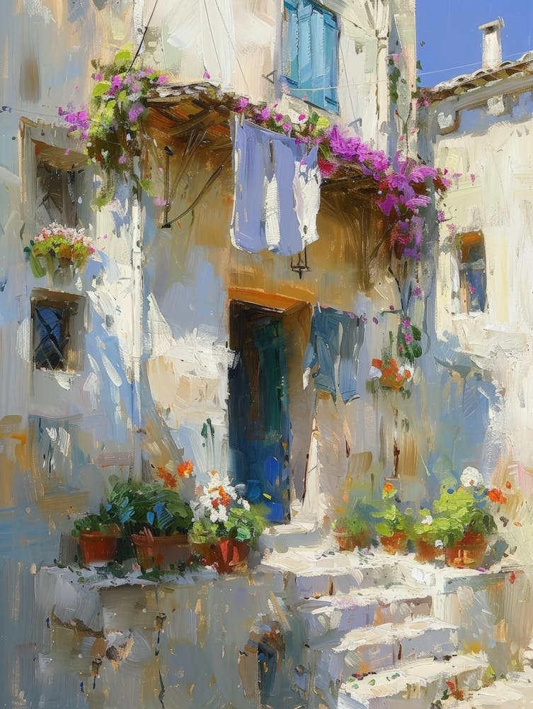 House With Flowers 4