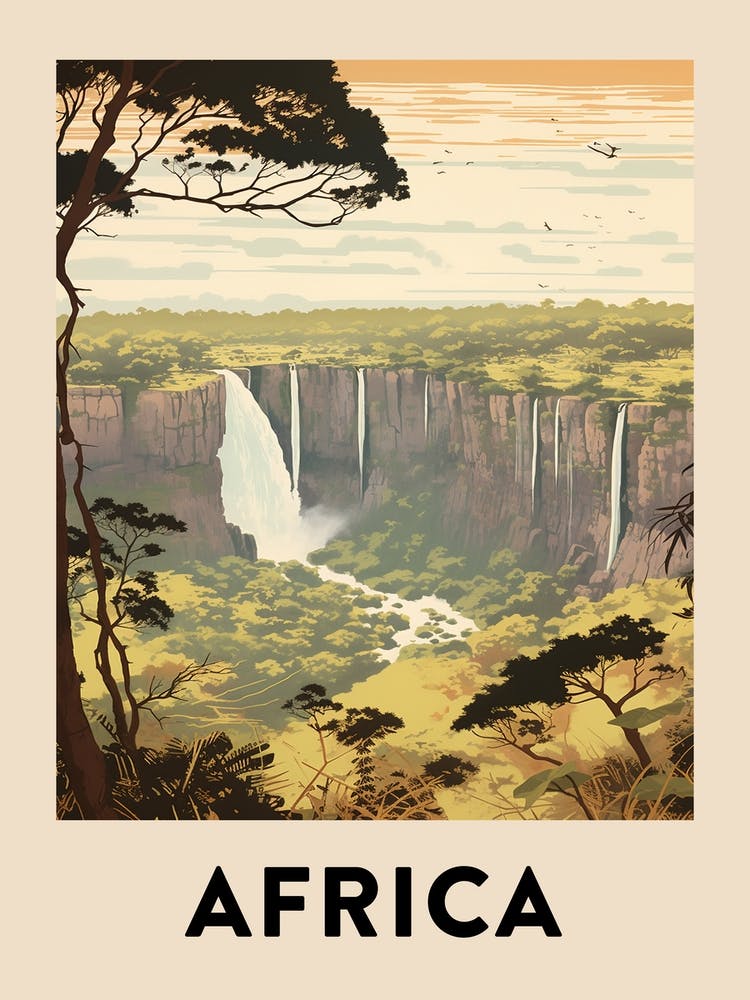 Vintage Travel Poster Africa 4