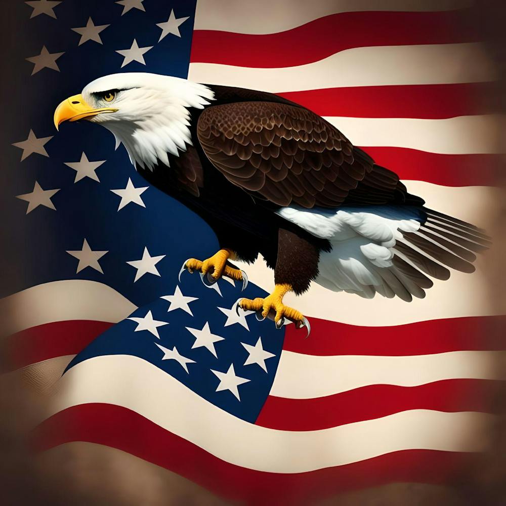 Eagle Flag Usa America Patriotic American Patriotism Symbol