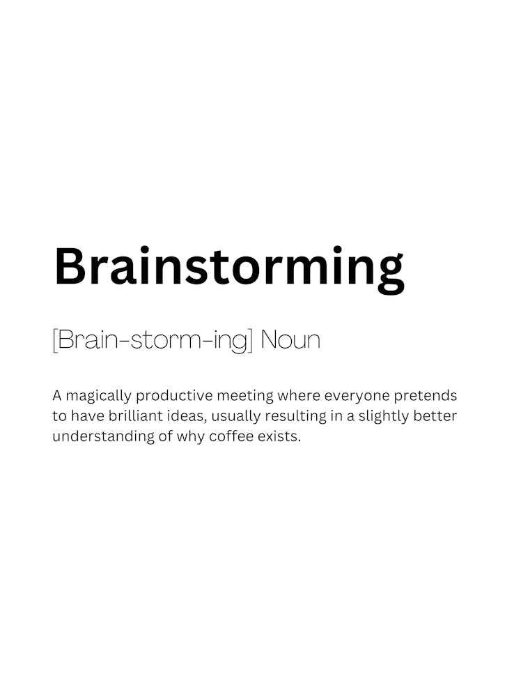 Brainstorming Definition Meaning