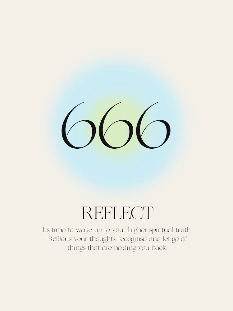 Angel Number 666 Reflect