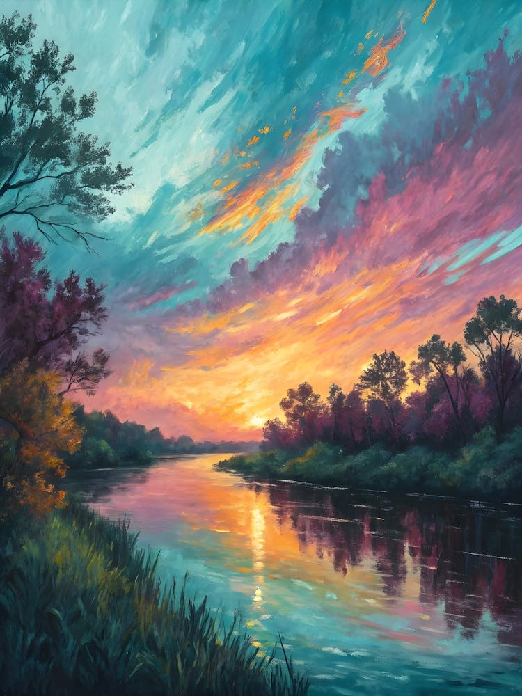 Sunset By The River 11