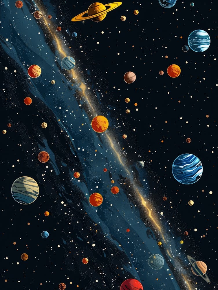 Planets In Space 13