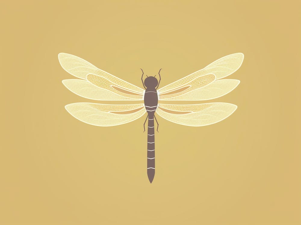 Dragonfly Wandering Gilder Minimalistic 2