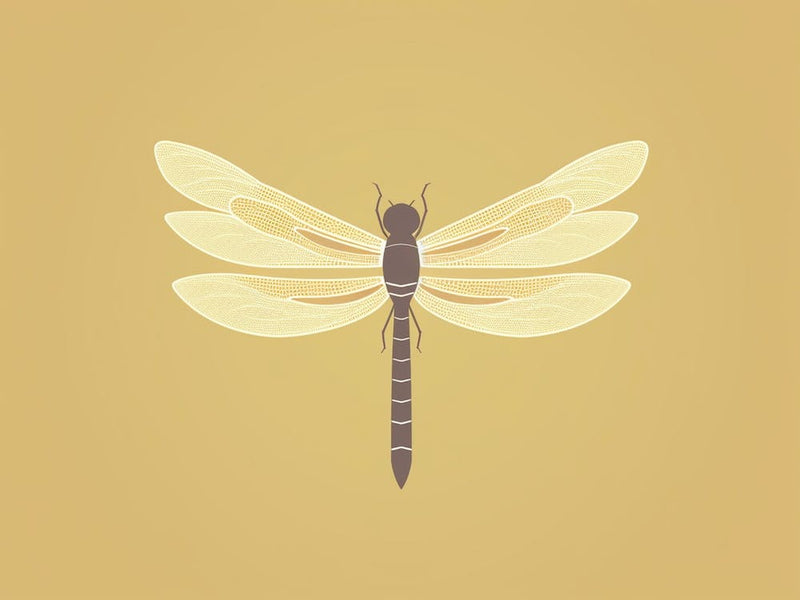 Dragonfly Wandering Gilder Minimalistic 2