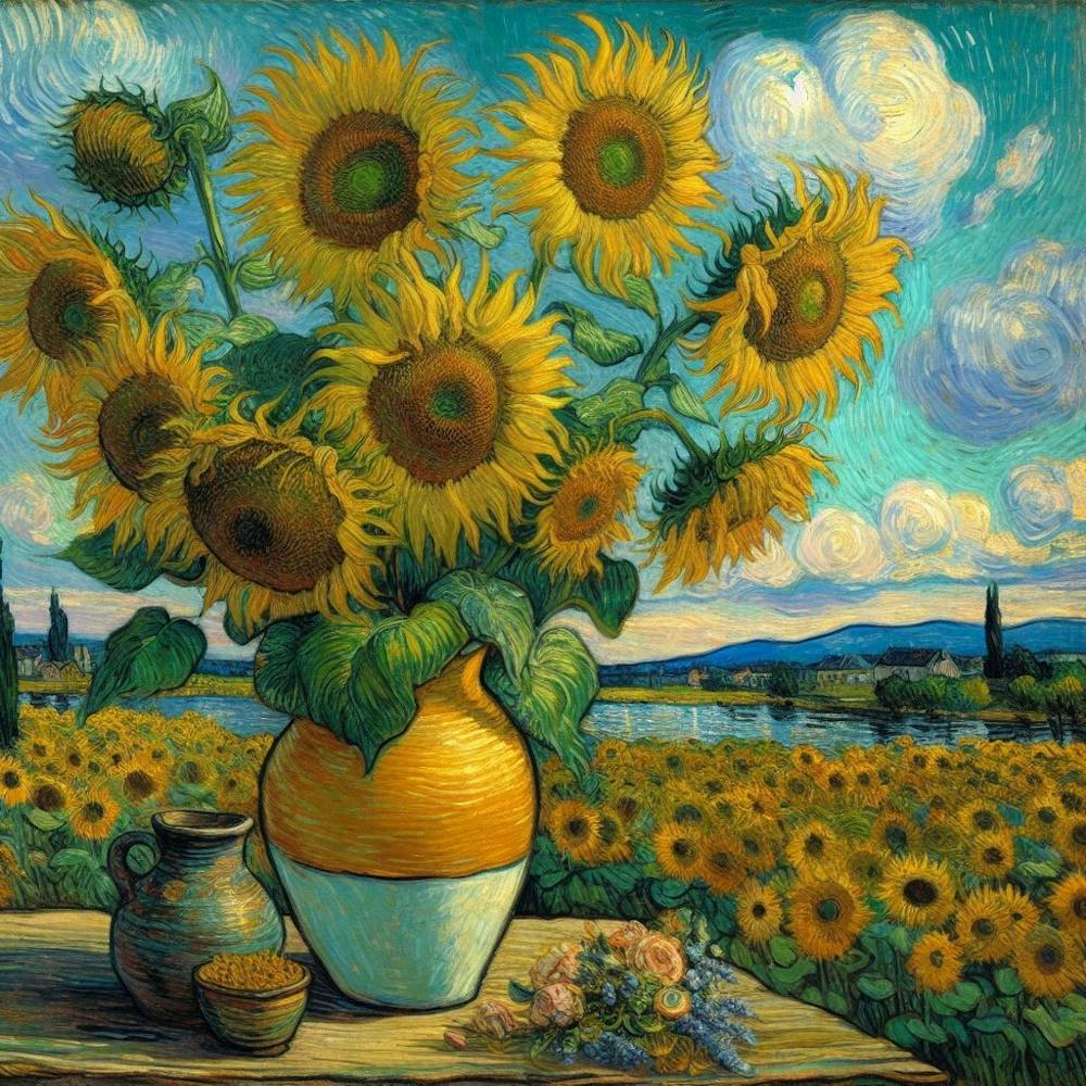 Sunflowers,Vincent van Gogh