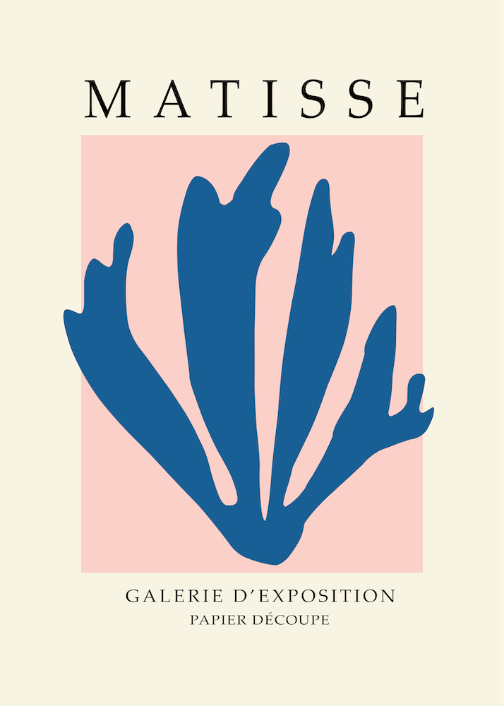 Matisse Galerie D'exposition Papier Decoupe Minimalist artwork 11