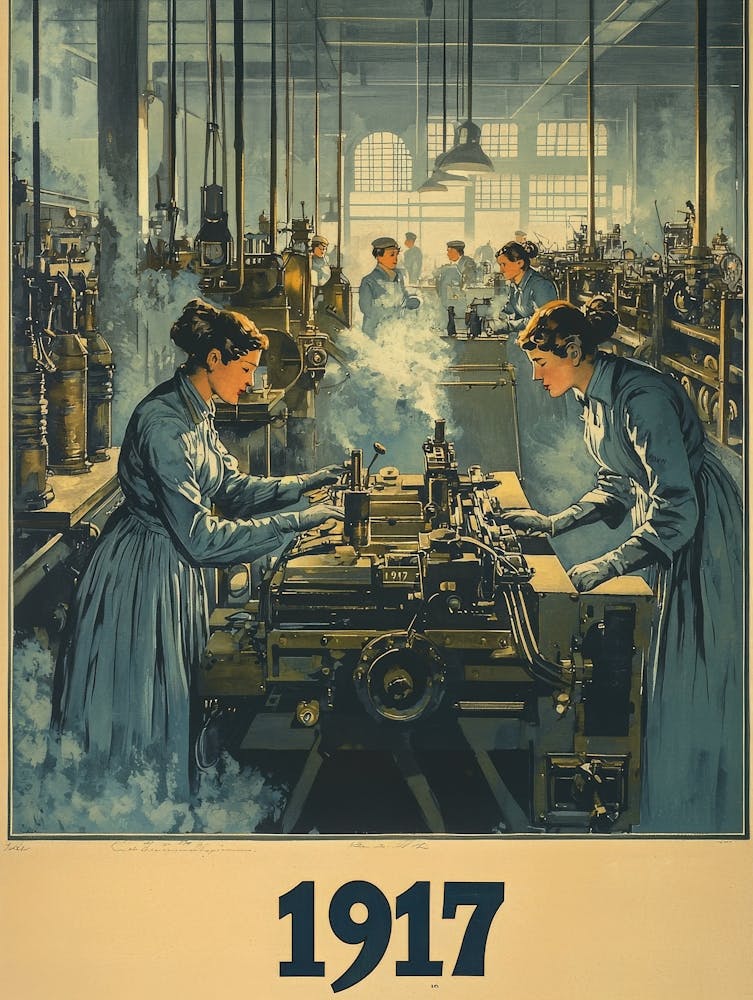 Aihrgdesign A Vintage Industrial Poster Showing Women Working 7331f995 9bd7 41e6 A605 Cfd038d60632 2