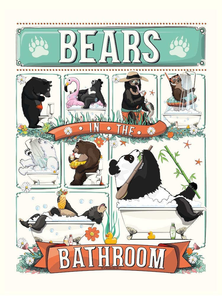 Bears In The Bathroom