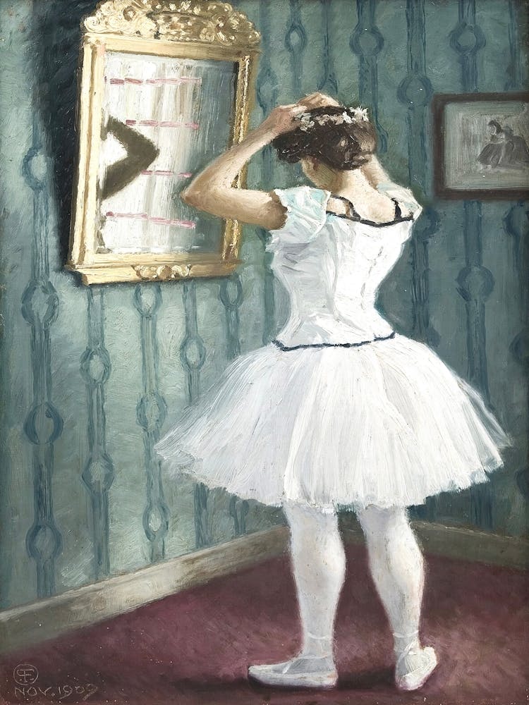 Ballerina In The Mirror 1