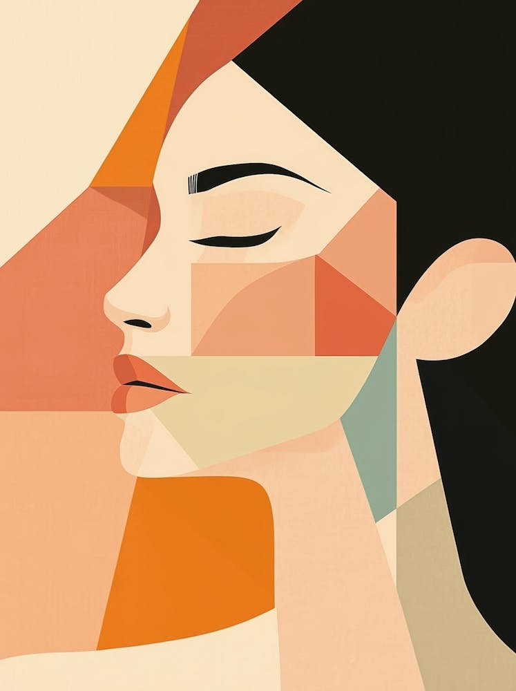 Abstract Portrait Of A Woman 142