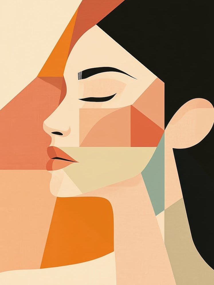 Abstract Portrait Of A Woman 142