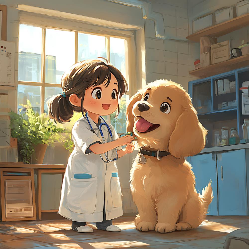 Adorable Chibi Vet Puppy Care 3
