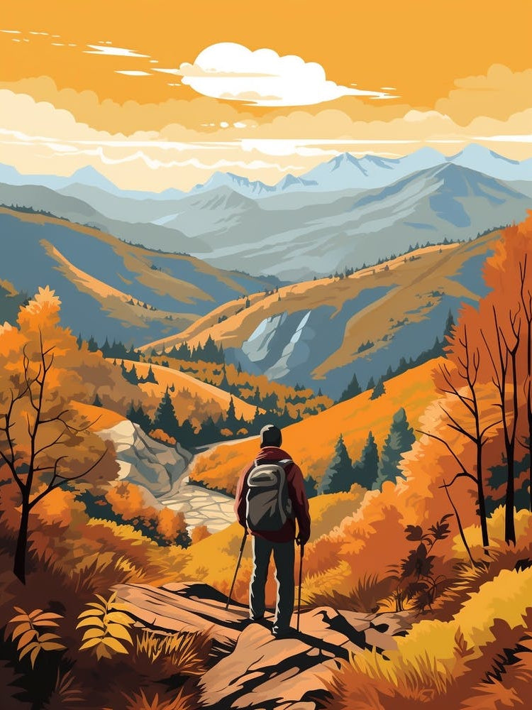 Gr20 France 1 Vintage Travel Illustration