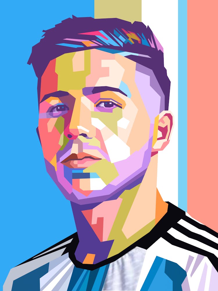 Enzo Fernandez pop art