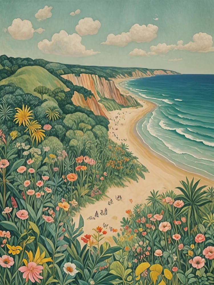 Tropical Beach Aerial View