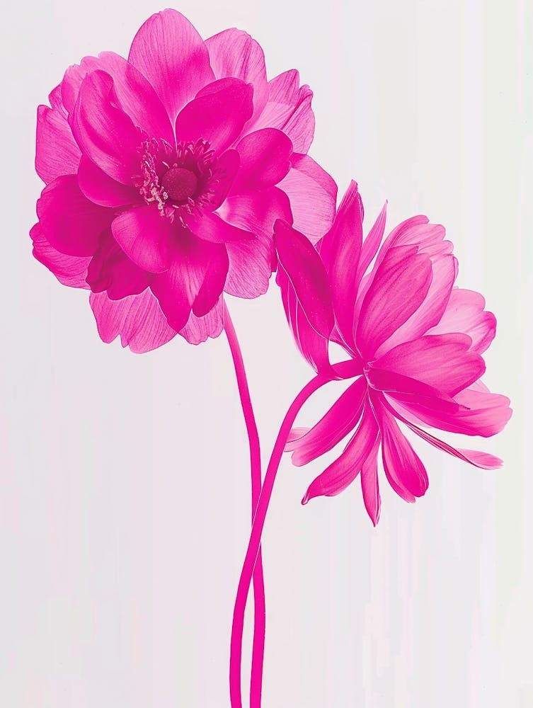 Hot Pink Everlasting Flower 2