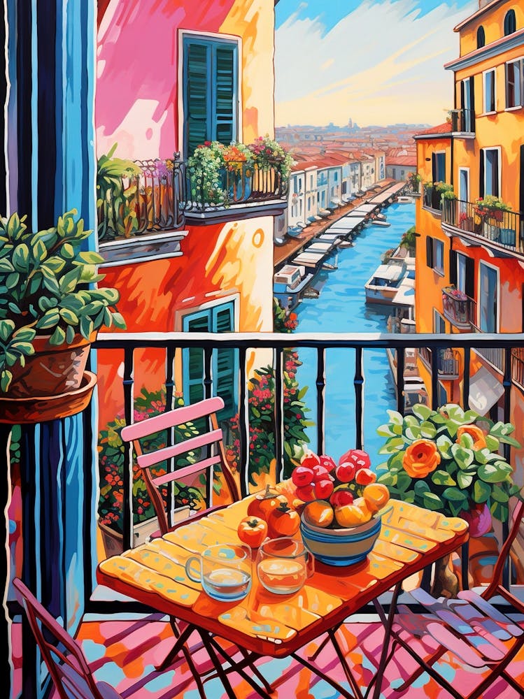 Balcony with Canal View