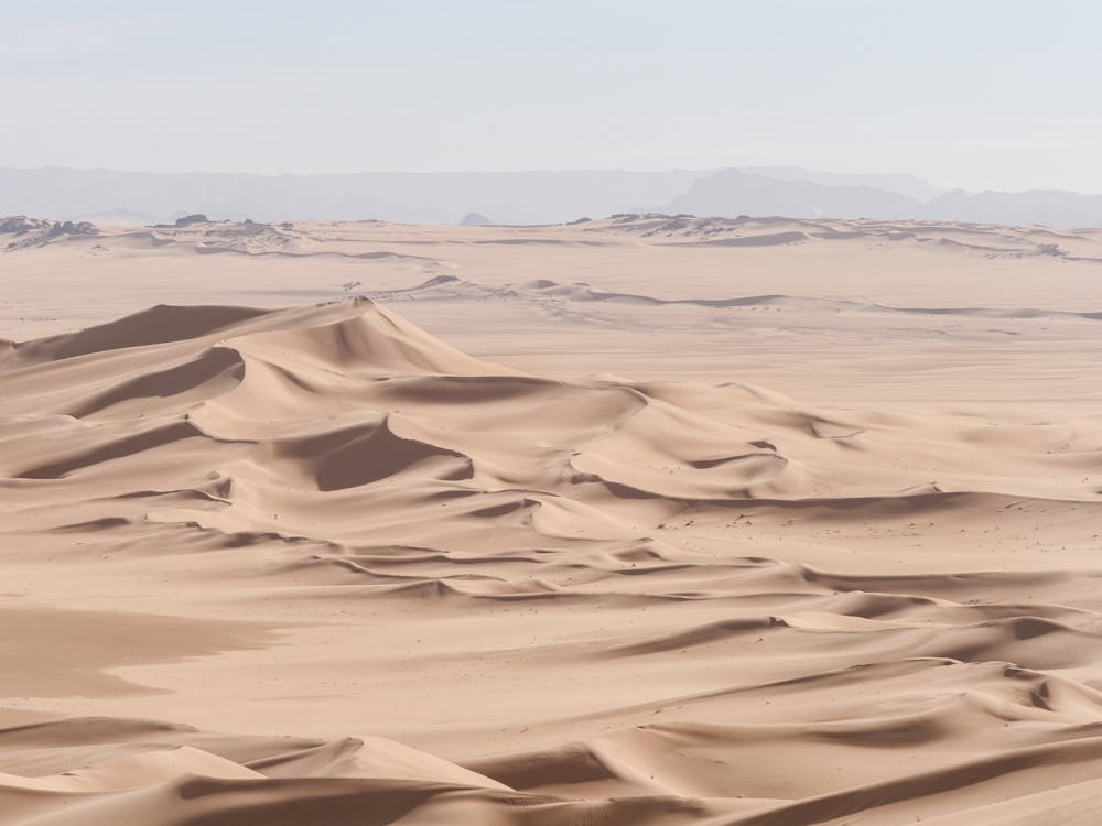 Sand Dunes Of Erg Admer In Algeria 1