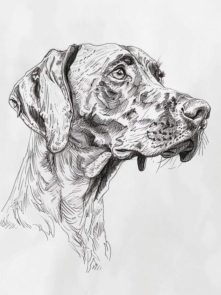 Dog Line Portrait